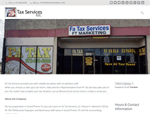 Tablet Screenshot of fataxservices.com